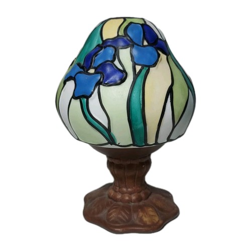 Vtg tiffany style candle - vtg, lamp