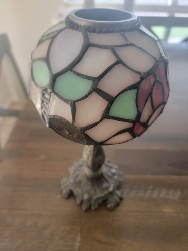 Vintage tiffany style votive - vintage, tiffany-style