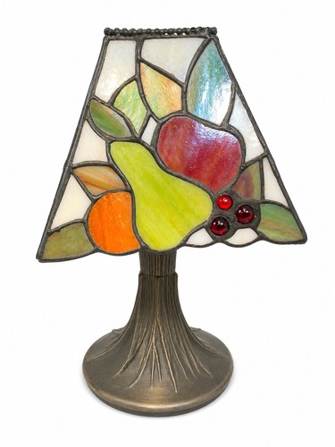 Tiffany style tea light - style, 8”